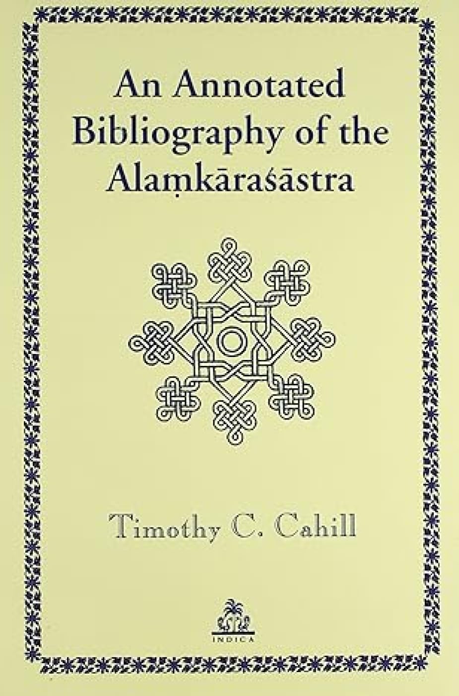 An Annotated Bibliography of the Alamkarasastra - Retail Maharaj