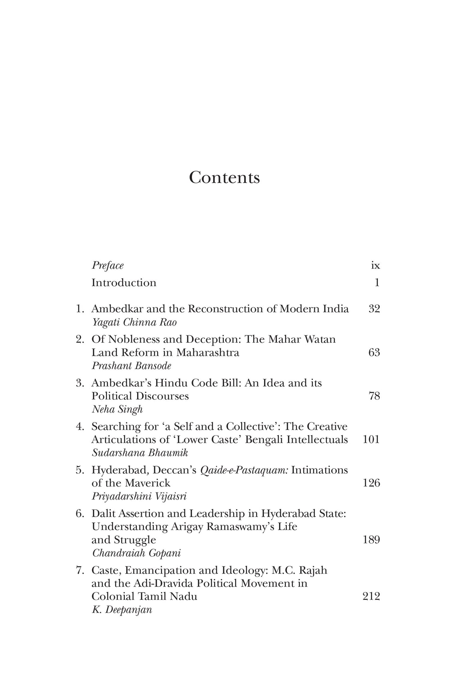 Dalit Intellectuals: Ideas, Struggles and the Vision