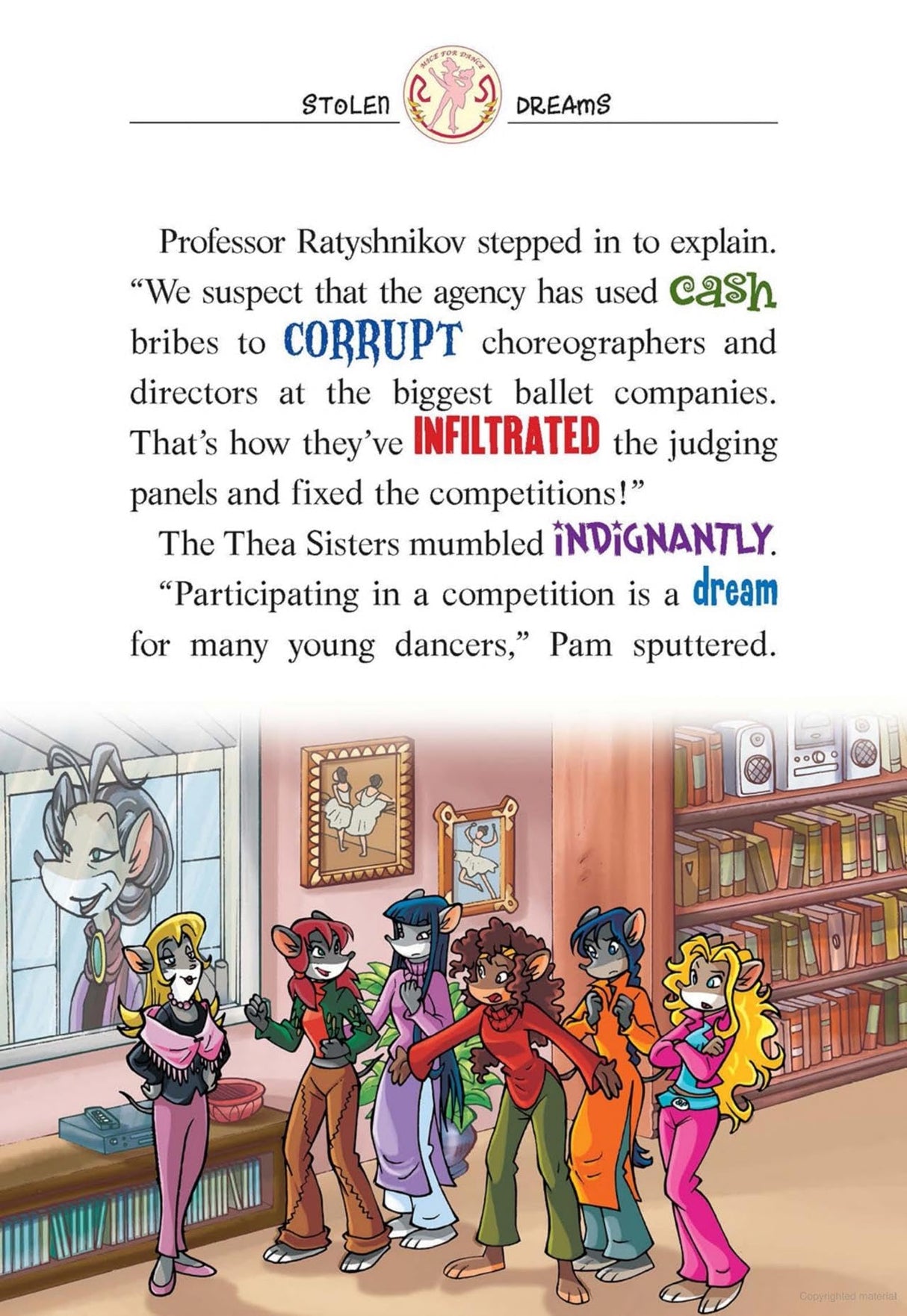 Thea Stilton #14:Thea Stilton and the Dancing Shadows NA - Retail Maharaj