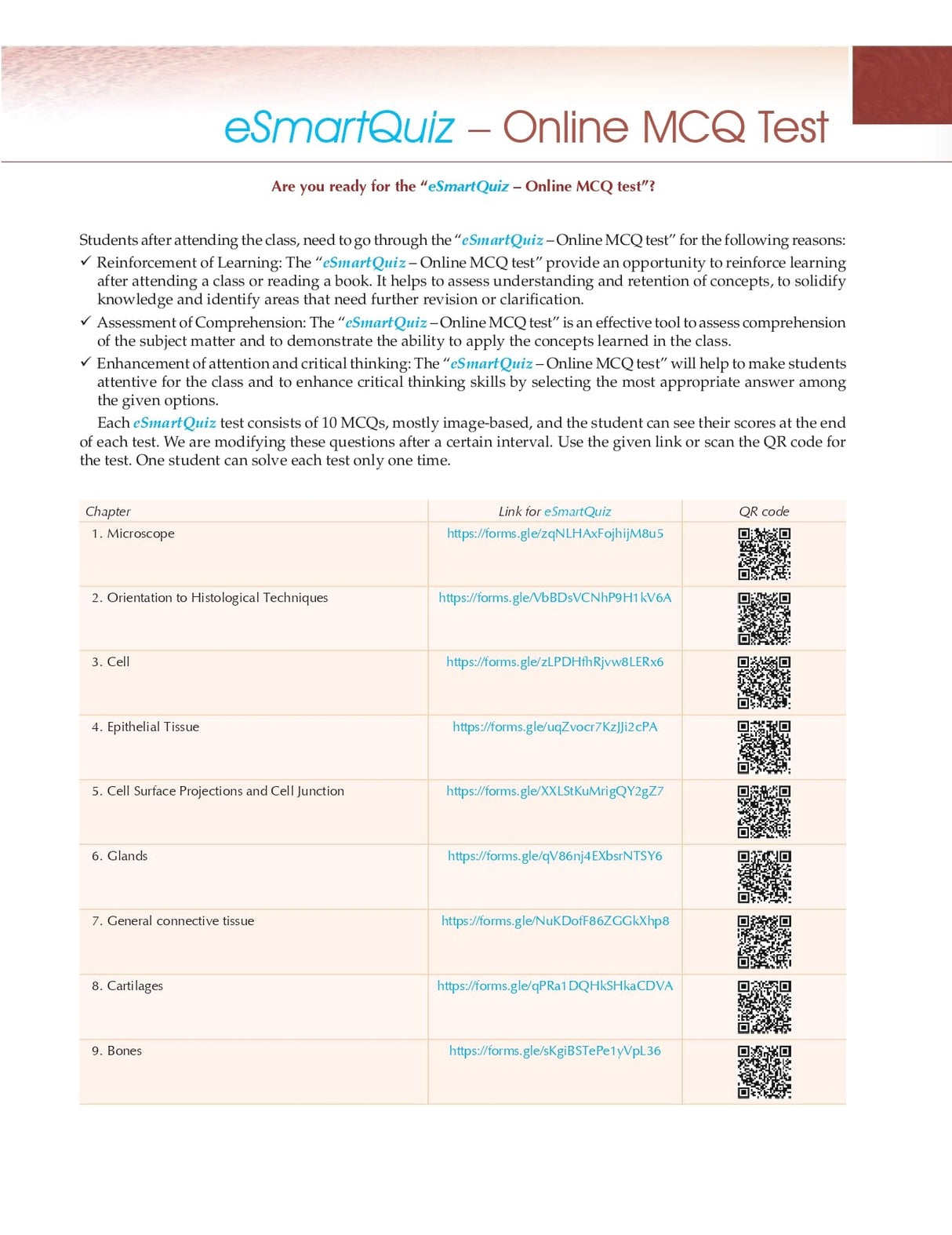 Multiple Choice Questions And Viva Voce In Human Histology (Pb 2024)