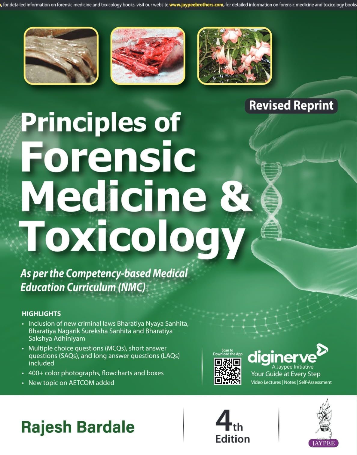 PRINCIPLES OF FORENSIC MEDICINE & TOXICOLOGY