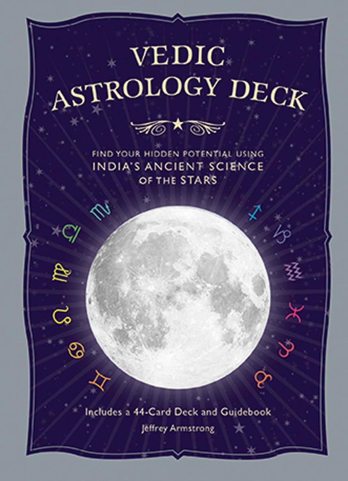 Vedic Astrology Deck (44 Cards & Guide Book) By Jeffrey Armstrong - Retail Maharaj