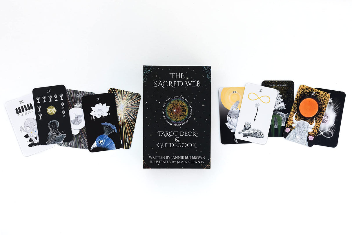 The Sacred Web Tarot: Tarot Deck & Guidebook - Retail Maharaj