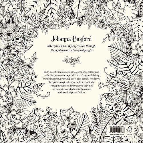 Magical Jungle: An Inky Expedition & Colouring Book - Retail Maharaj