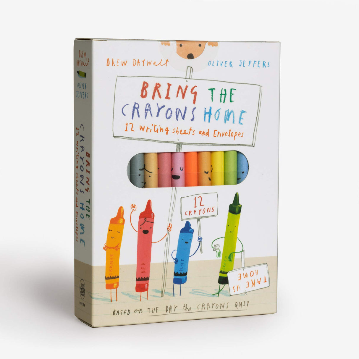 Bring the Crayons Home: A Box of Crayons, Letter-Writing Paper, and Envelopes
