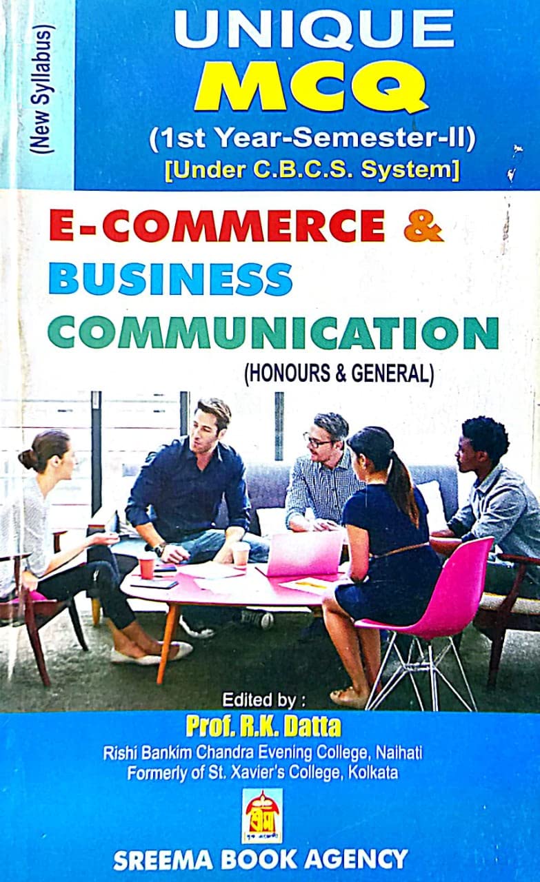 E-Commerce & Business Communication - 1st Year-Semester - II - Unique MCQ - English Version - Retail Maharaj