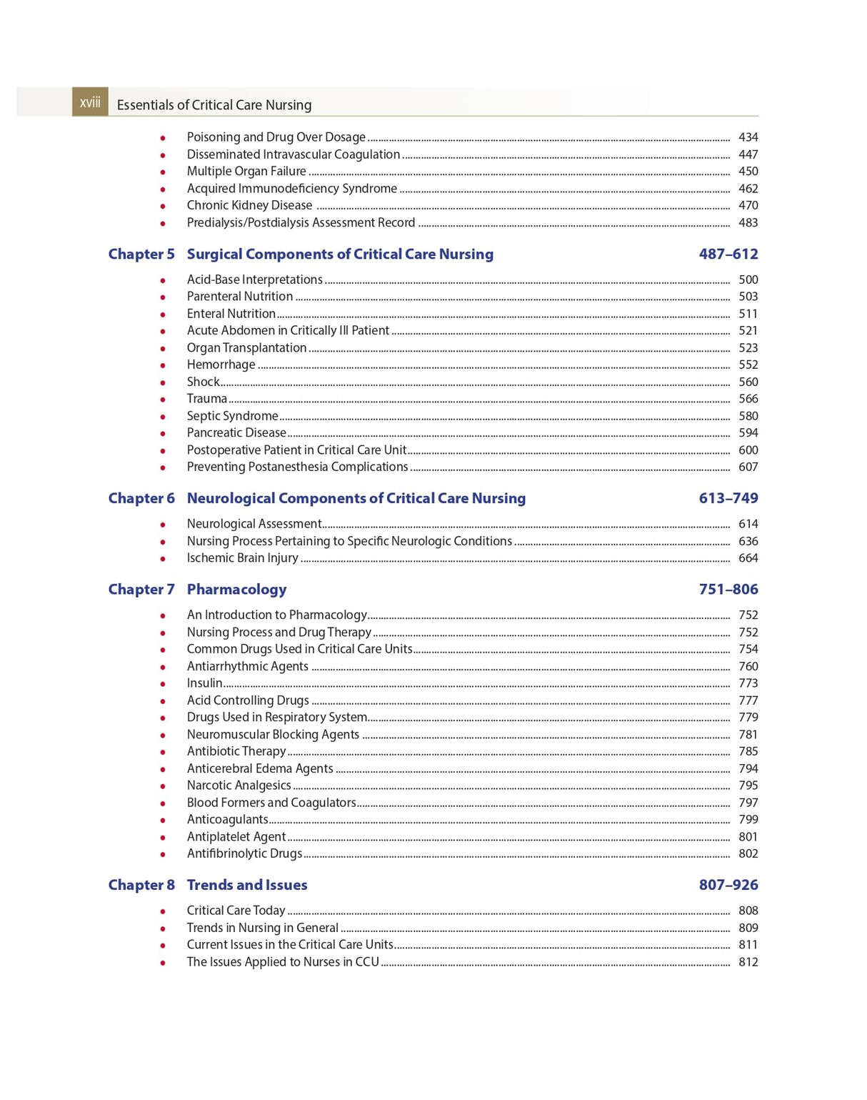 Essentials of Critical Care Nursing