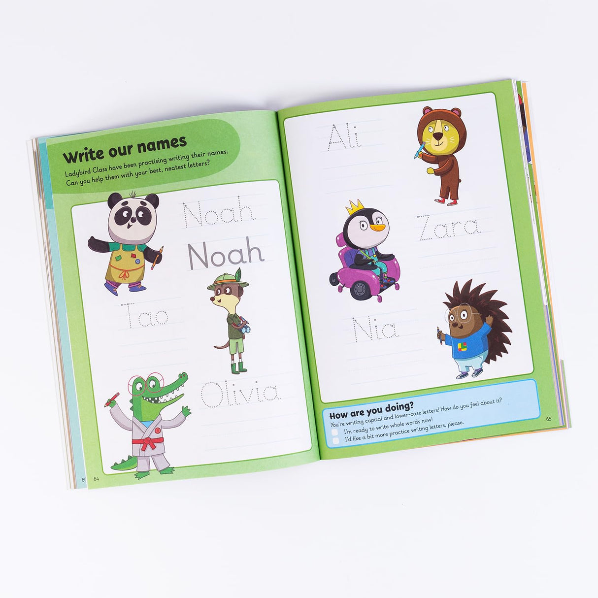 First Reading and Writing: A Learn With Ladybird 4 in 1 Activity Book - Pen Control, Letters, First Words and First Phonics - Practice Skills for School (3-5 Years) - Retail Maharaj