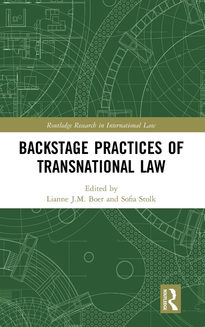 Backstage Practices of Transnational Law - Retail Maharaj