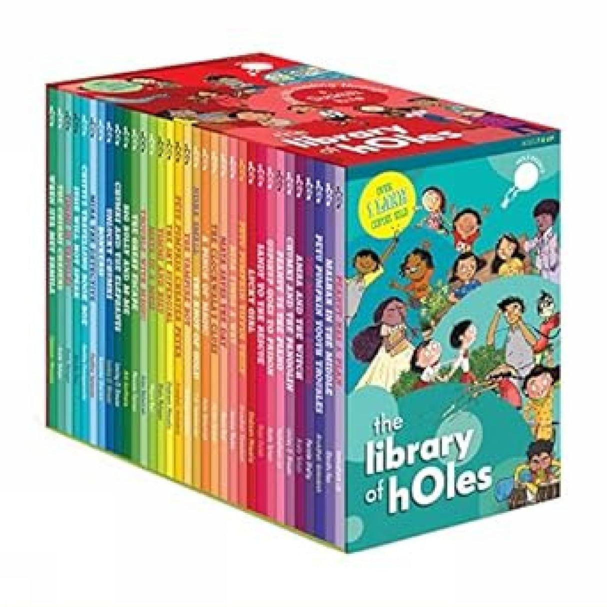 The Library of hOles: Illustrated Boxset with 33 hOle Books | Buy 30, Get 3 free | Age 7+ | Includes bestsellers Petu Pumpkin - Retail Maharaj