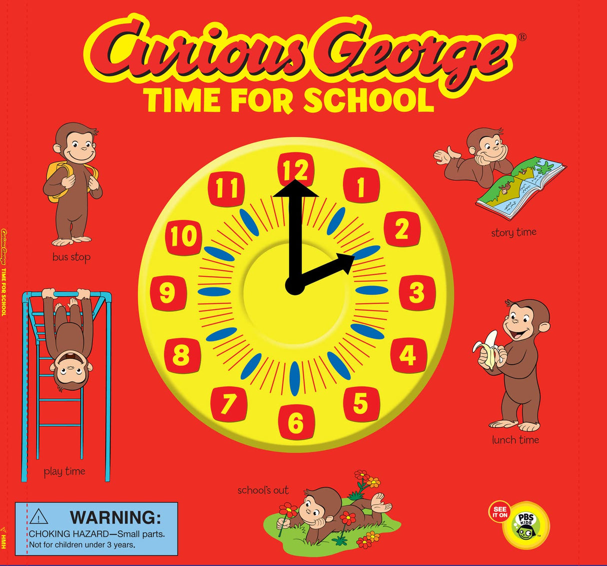 Curious George: Time For School Lift-The-Flaps (Cgtv)