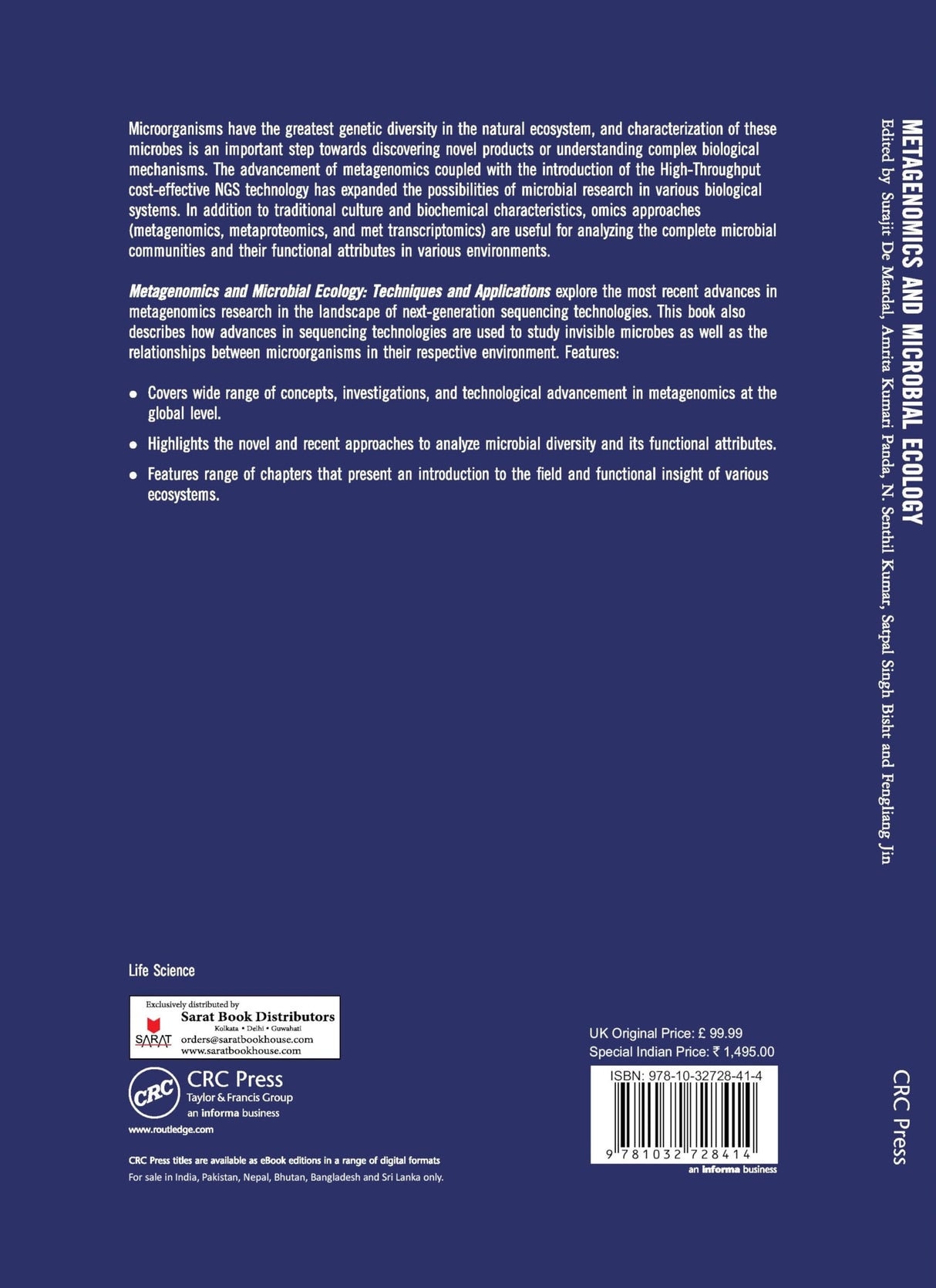 Metagenomics and Microbial Ecology - Retail Maharaj