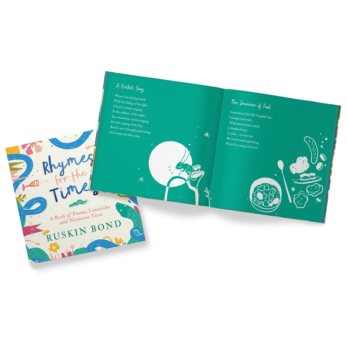 Rhymes for the Times | Illustrated Poetry Collection for 10+ Years: A Book of Poems, Limericks and Nonsense Verse - Retail Maharaj