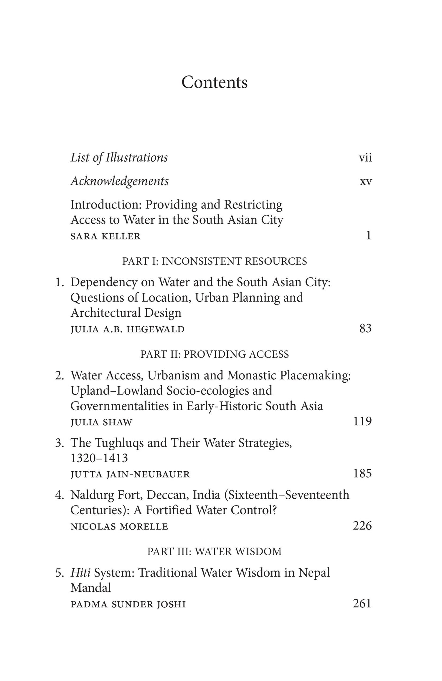 Primus Books- Accessing Water in the South Asian City