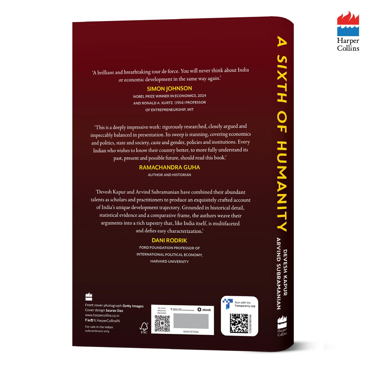 A Sixth Of Humanity: Independent India's Development Odyssey: Independent India's Development Odyssey - A Financial Times Book of the Year (2025) - Retail Maharaj
