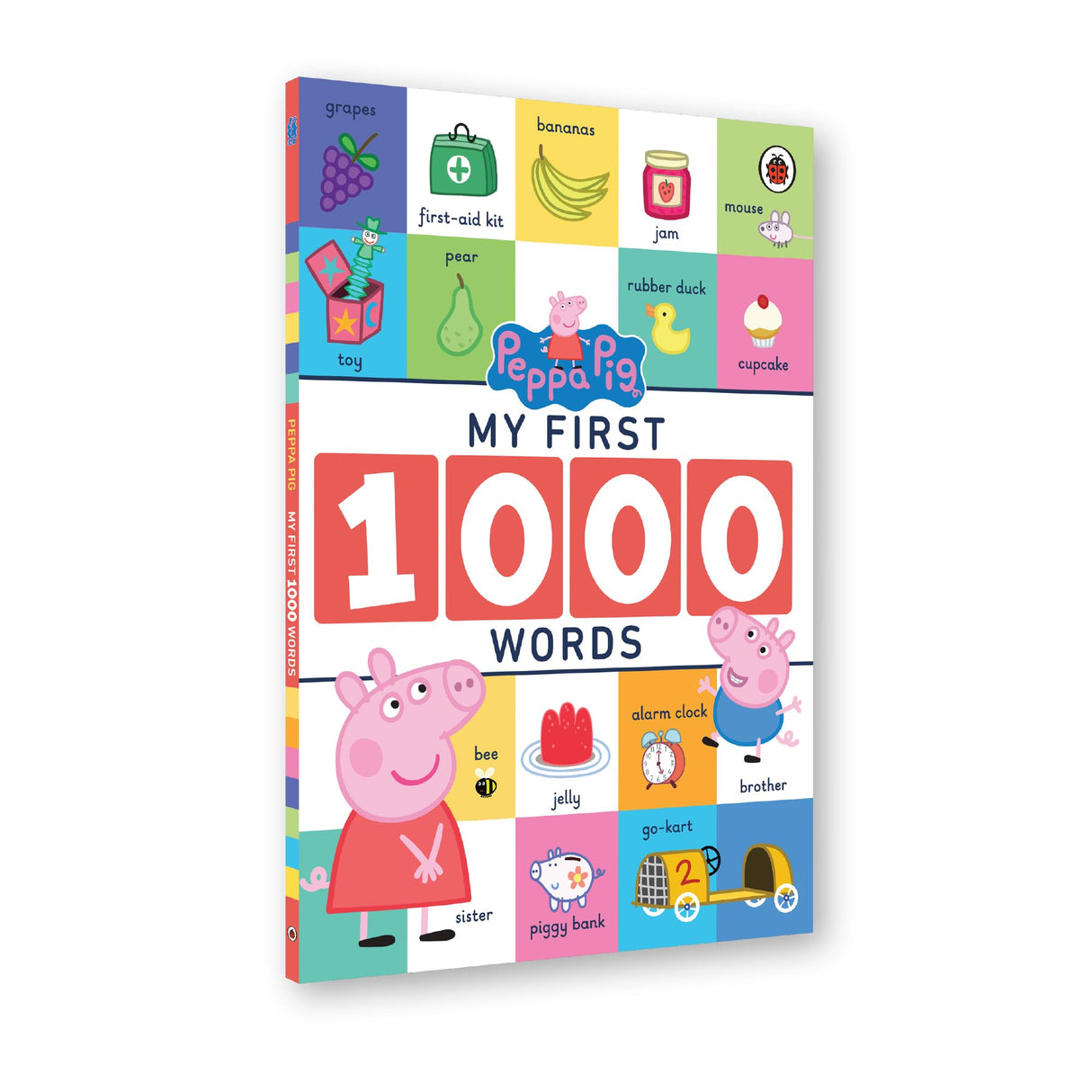 Peppa Pig: My First 1000 Words: Early Learning Words and Picture Book for Kids Age 2+ Years | Shapes, Colours, Numbers, Family, Body, Animals, Food, Bedtime, Objects Around Us and a Lot More! - Retail Maharaj