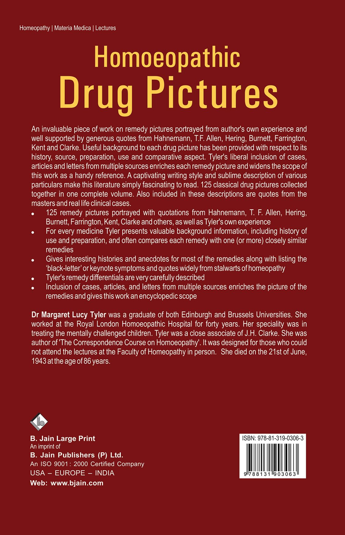 Homoeopathic Drug Picture - Retail Maharaj