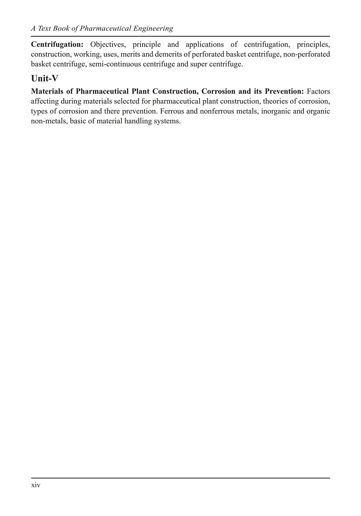 A Text Book of Pharmaceutical Engineering, According to PCI regulations For B. Pharm 2nd Year 3rd Semester