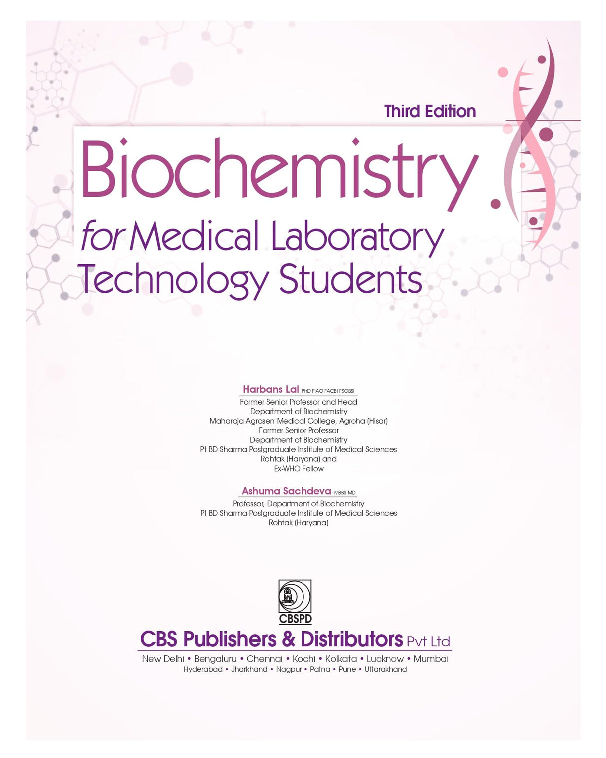 Biochemistry For Medical Laboratory Technology Students 3Ed (Pb 2024)
