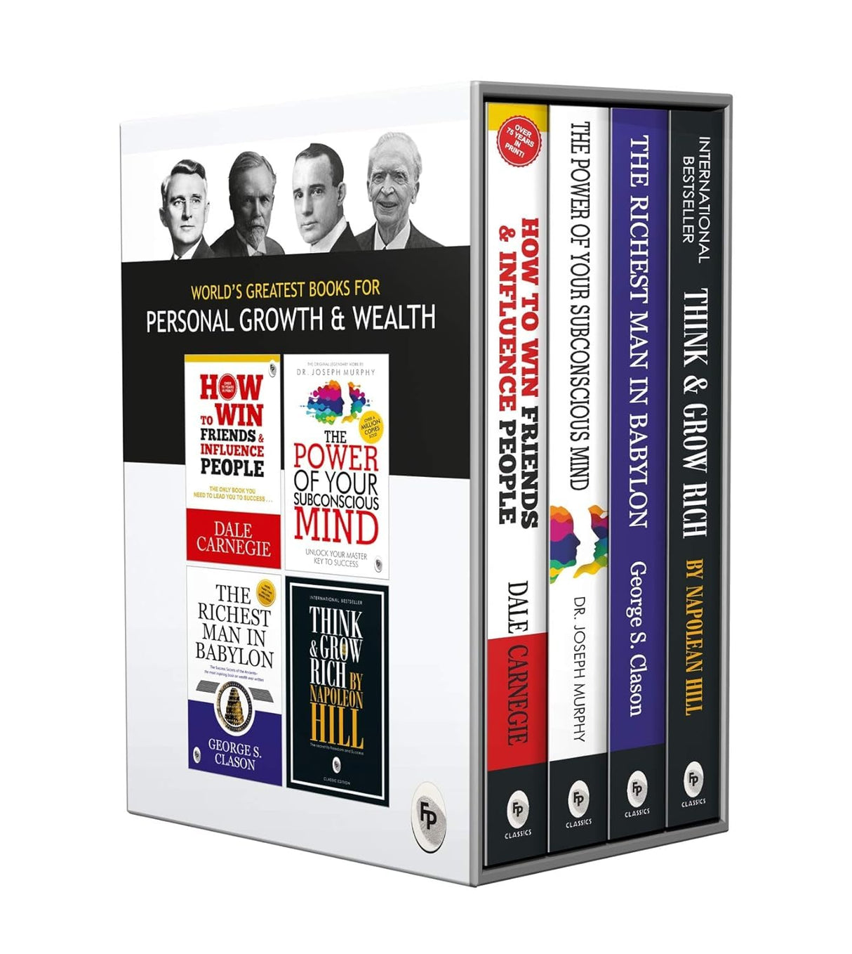 World’s Greatest Books For Personal Growth & Wealth (Set of 4 Books) : Perfect Motivational Gift Set - Retail Maharaj