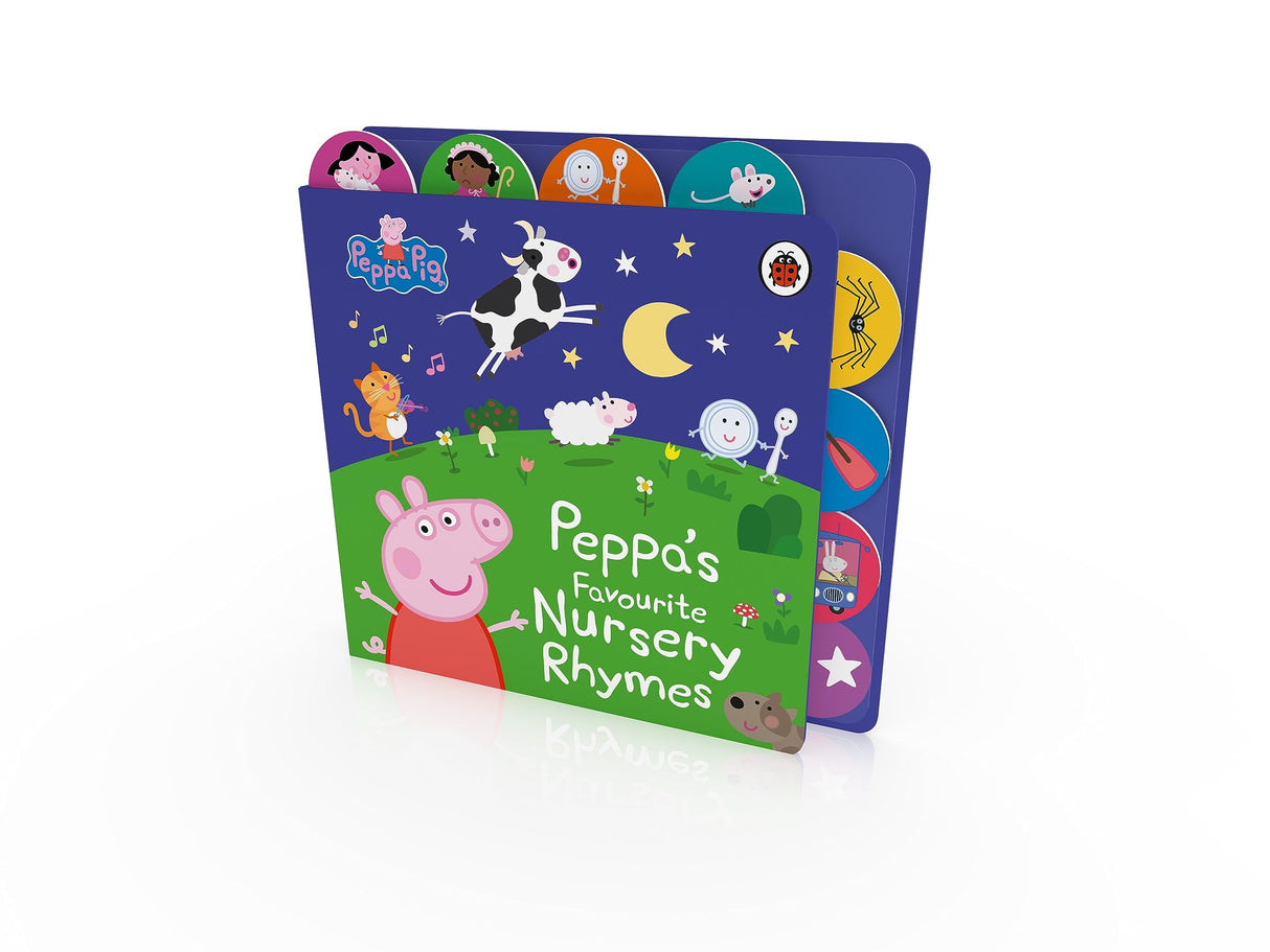 Peppa Pig: Peppa’s Favourite Nursery Rhymes: Tabbed Board Book - Retail Maharaj