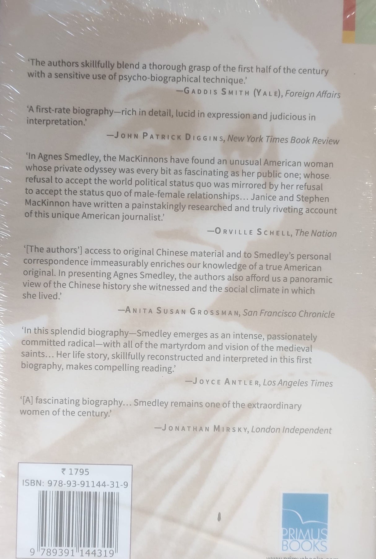 Agnes Smedley: The Life and Times of an American Radical - Retail Maharaj