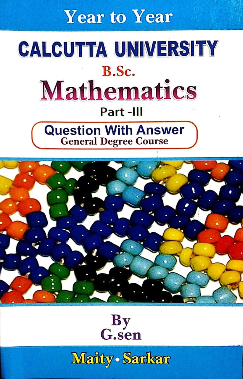 Calcutta University B.Sc Mathematics Part - III - Retail Maharaj