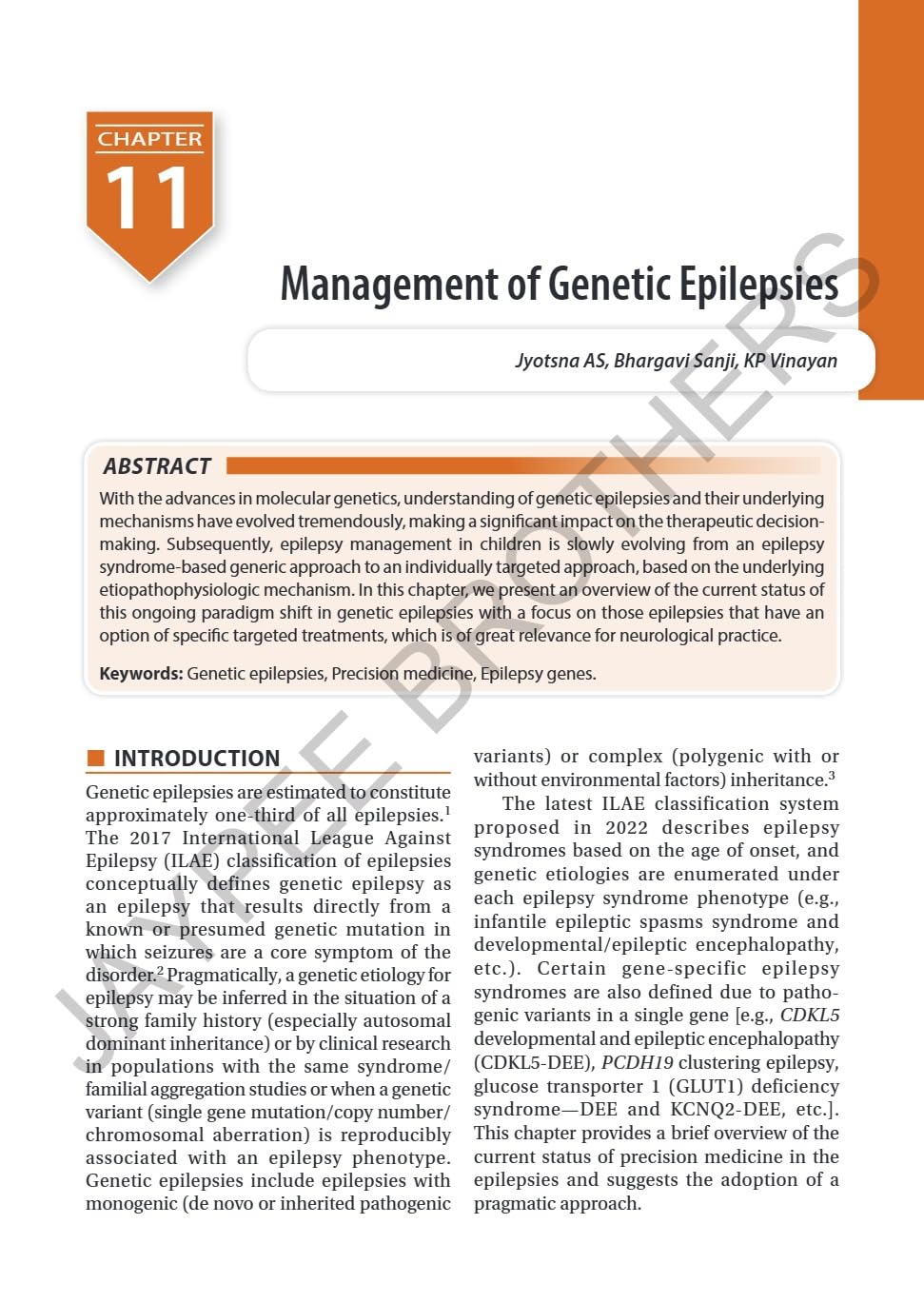 IAN ADVANCES IN EPILEPSY