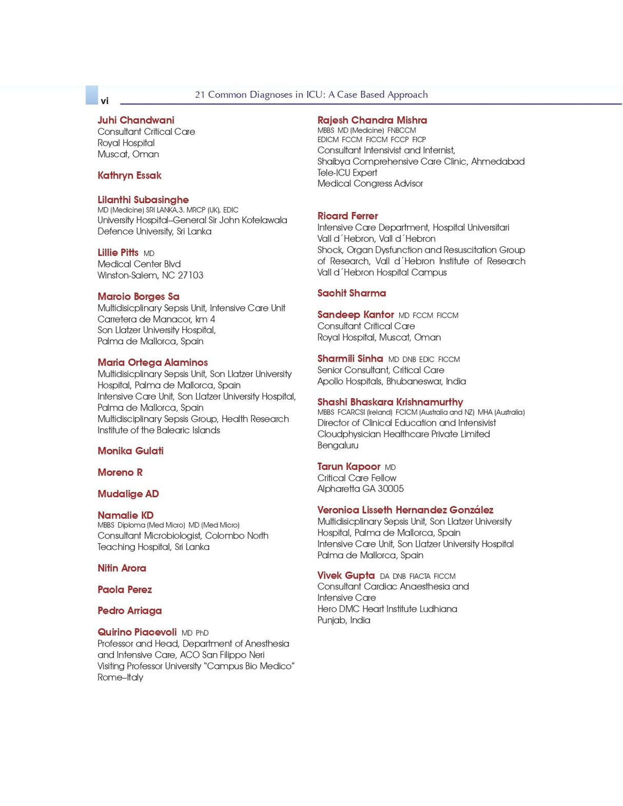 21 Common Diagnoses In Icu A Case Based Approach (Hb 2024) Isccm