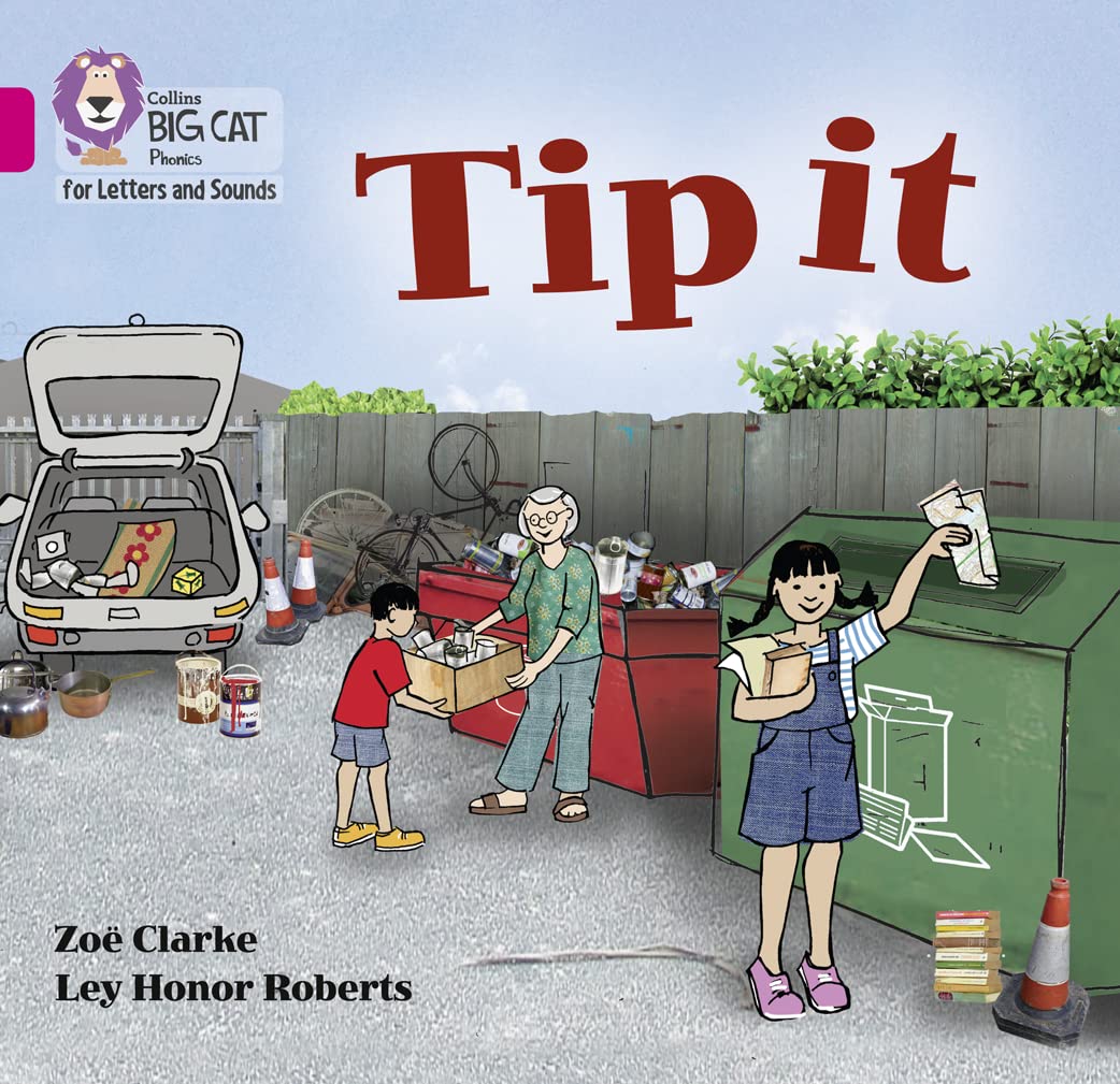 Tip it: Band 01A/Pink A (Collins Big Cat Phonics for Letters and Sounds) - Retail Maharaj