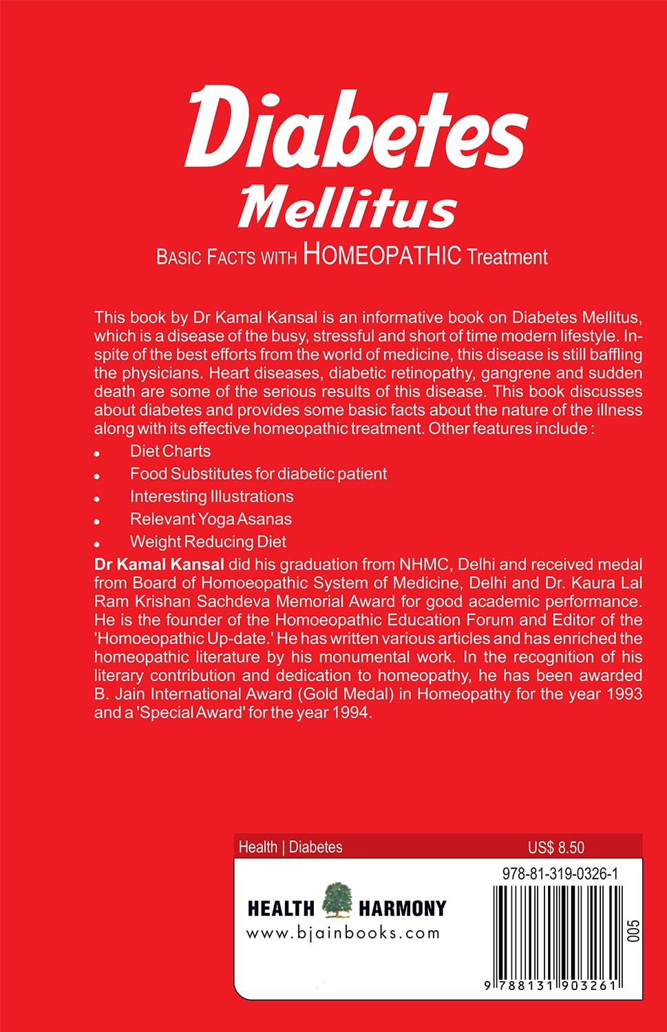 Diabetes Mellitus Basic Facts with Homeopathic Treatment - Retail Maharaj