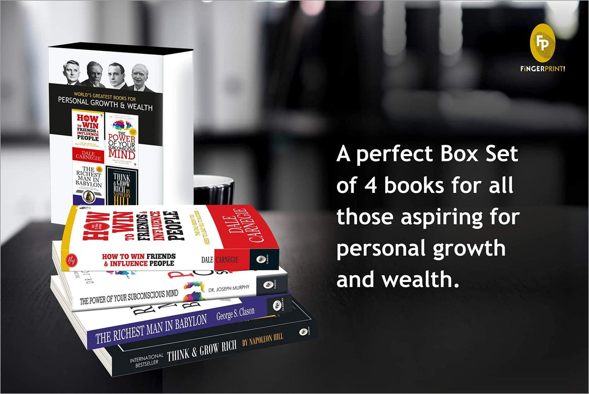 World’s Greatest Books For Personal Growth & Wealth (Set of 4 Books) : Perfect Motivational Gift Set - Retail Maharaj