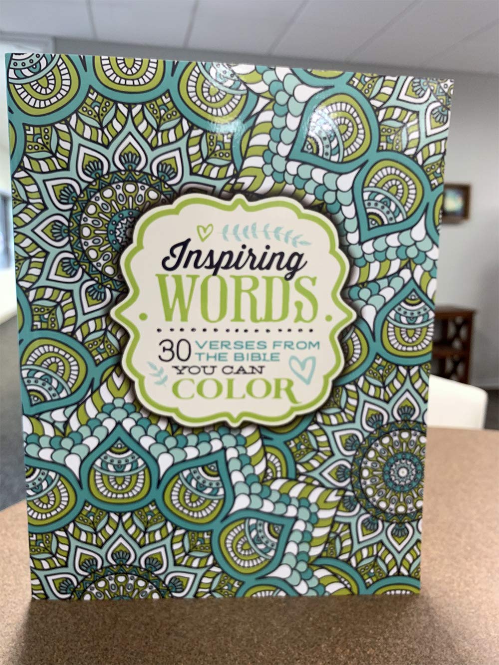 Inspiring Words Coloring Book: 30 Verses from the Bible You Can Color - Retail Maharaj