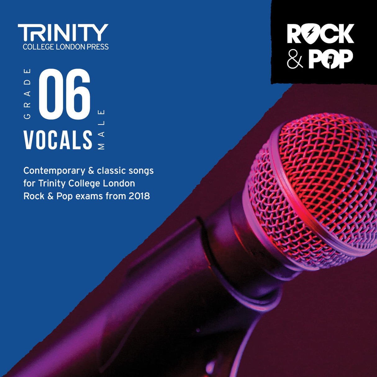 Trinity College London Rock & Pop 2018 Vocals Grade 6 CD Only - Retail Maharaj
