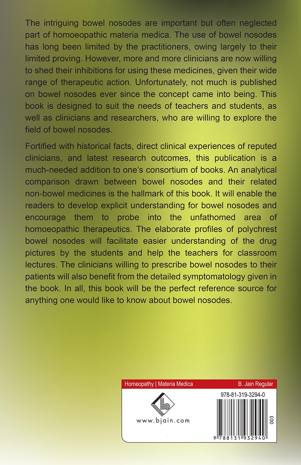 Update on Bowel Nosodes with Comparisons - Retail Maharaj