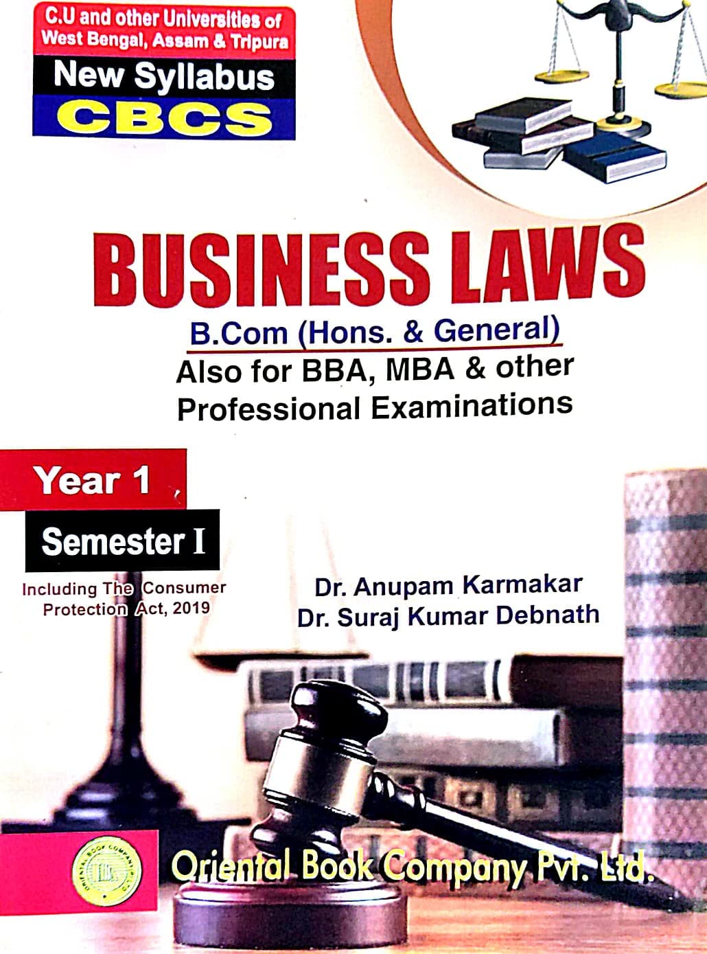 Buissness Laws Year-I & Semester -I (B.com-Hons & Generel) Also For BBA,MBA & Other Professional Examinations (English Version) - Retail Maharaj