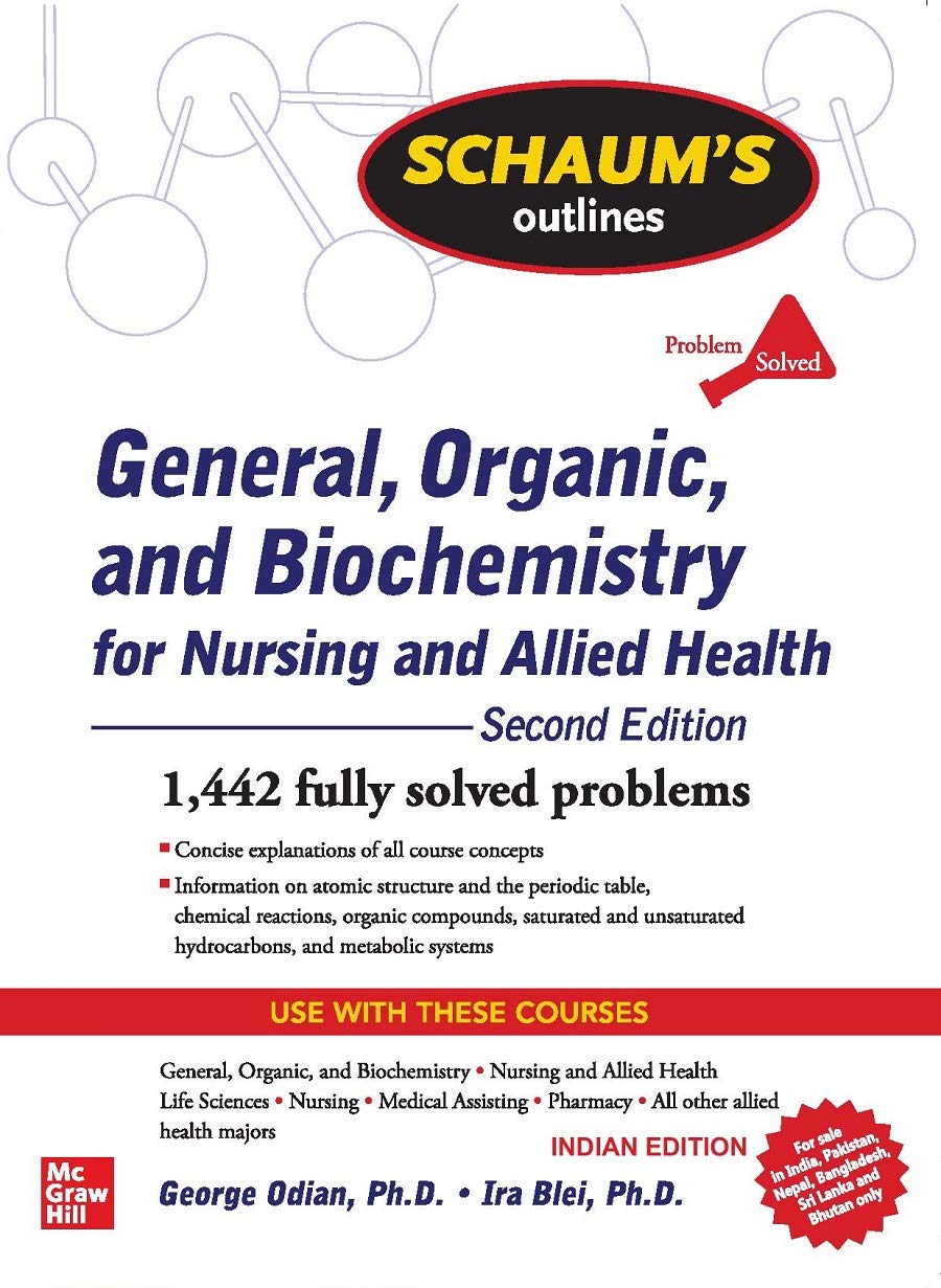 SCHAUM'S OUTLINE OF GENERAL, ORGANIC & BIOCHEMISTRY / 2ND EDITION - Retail Maharaj