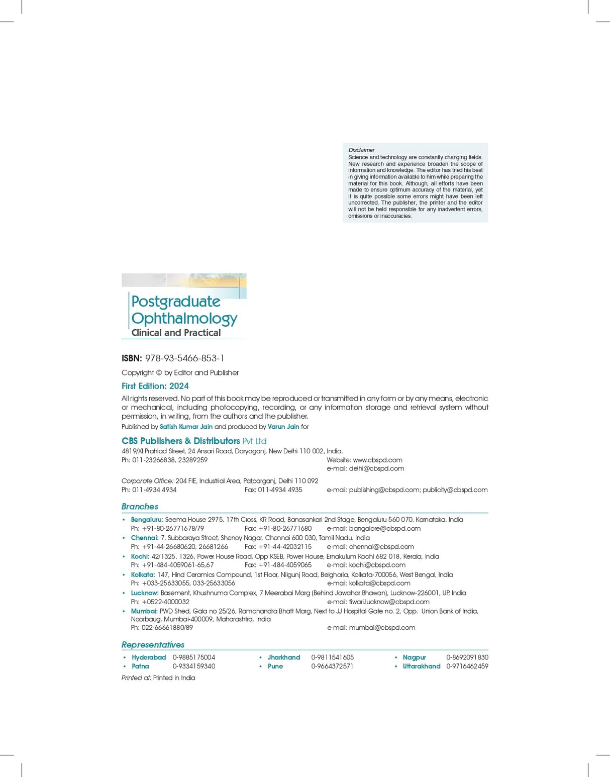 Postgraduate Ophthalmology Clinical And Practical (Pb 2024)