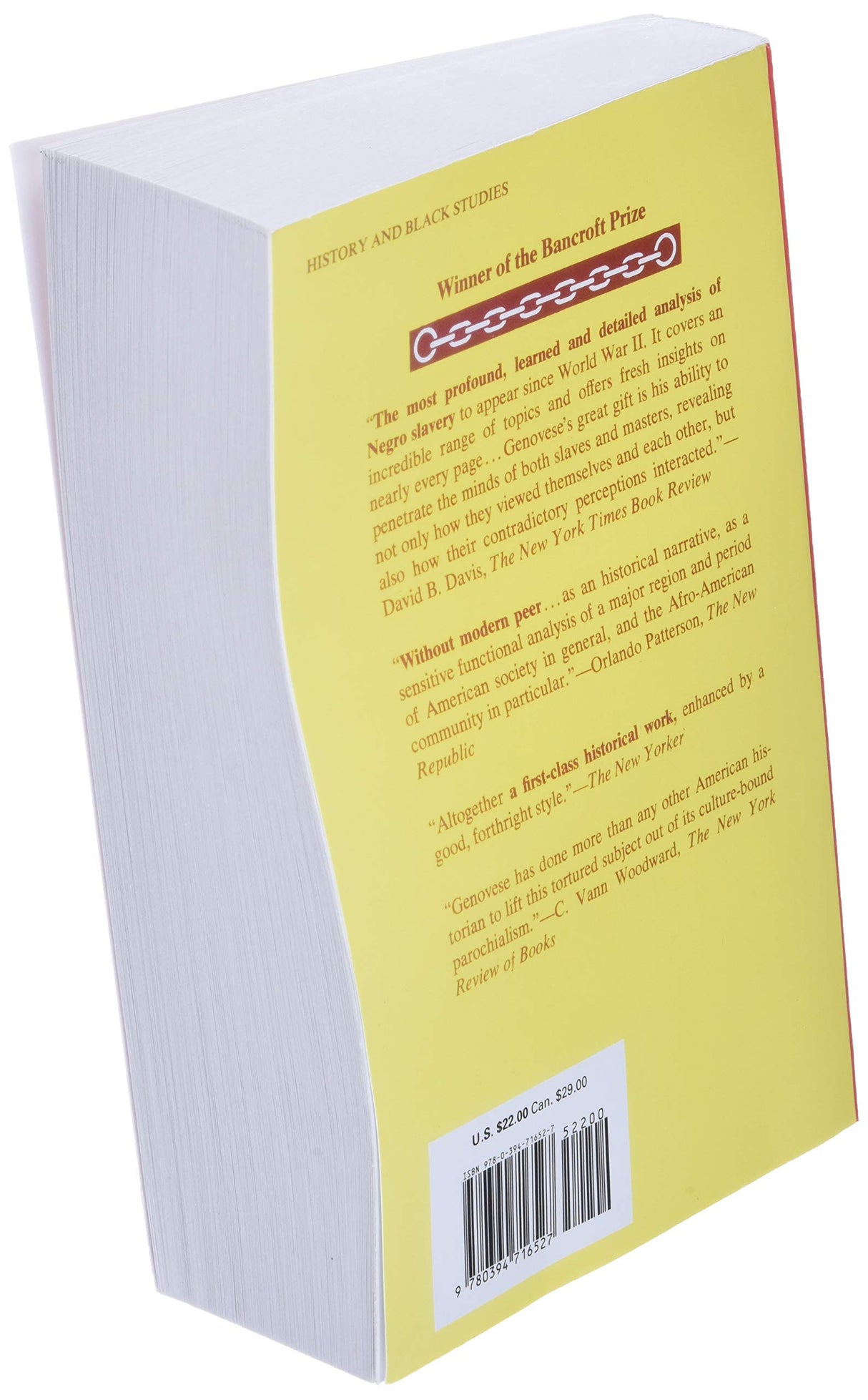 Roll, Jordan, Roll: The World the Slaves Made - Retail Maharaj