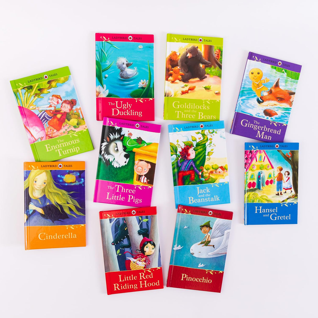 Ladybird Tales: The Classics Collection Tuck Box - A Set of 10 Classic Fairy Tales for Children (Cinderella, Pinocchio, Hansel and Gretel, Little Red Riding Hood & More) - Retail Maharaj