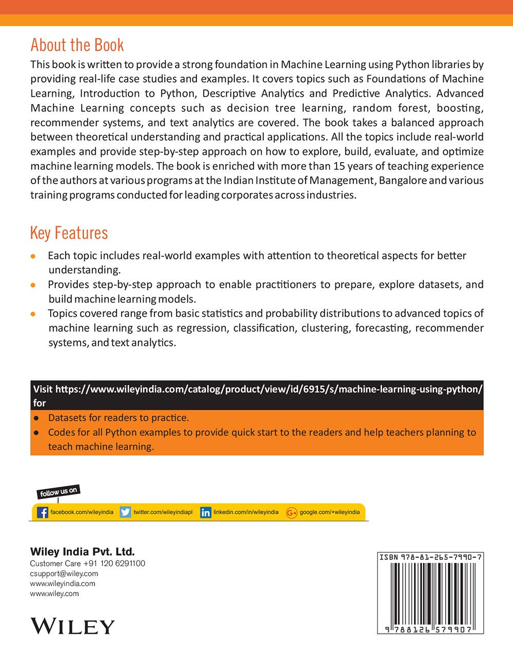 Machine Learning using Python - Retail Maharaj