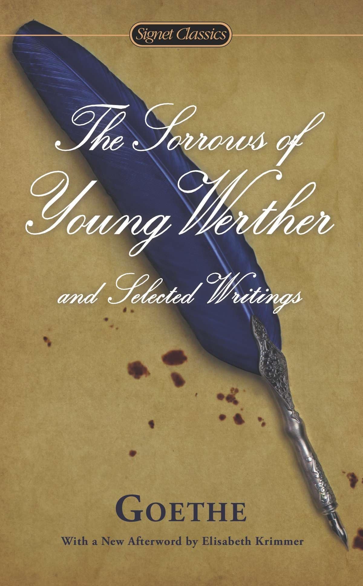 Sorrows Of Young Werther And Selected Wr