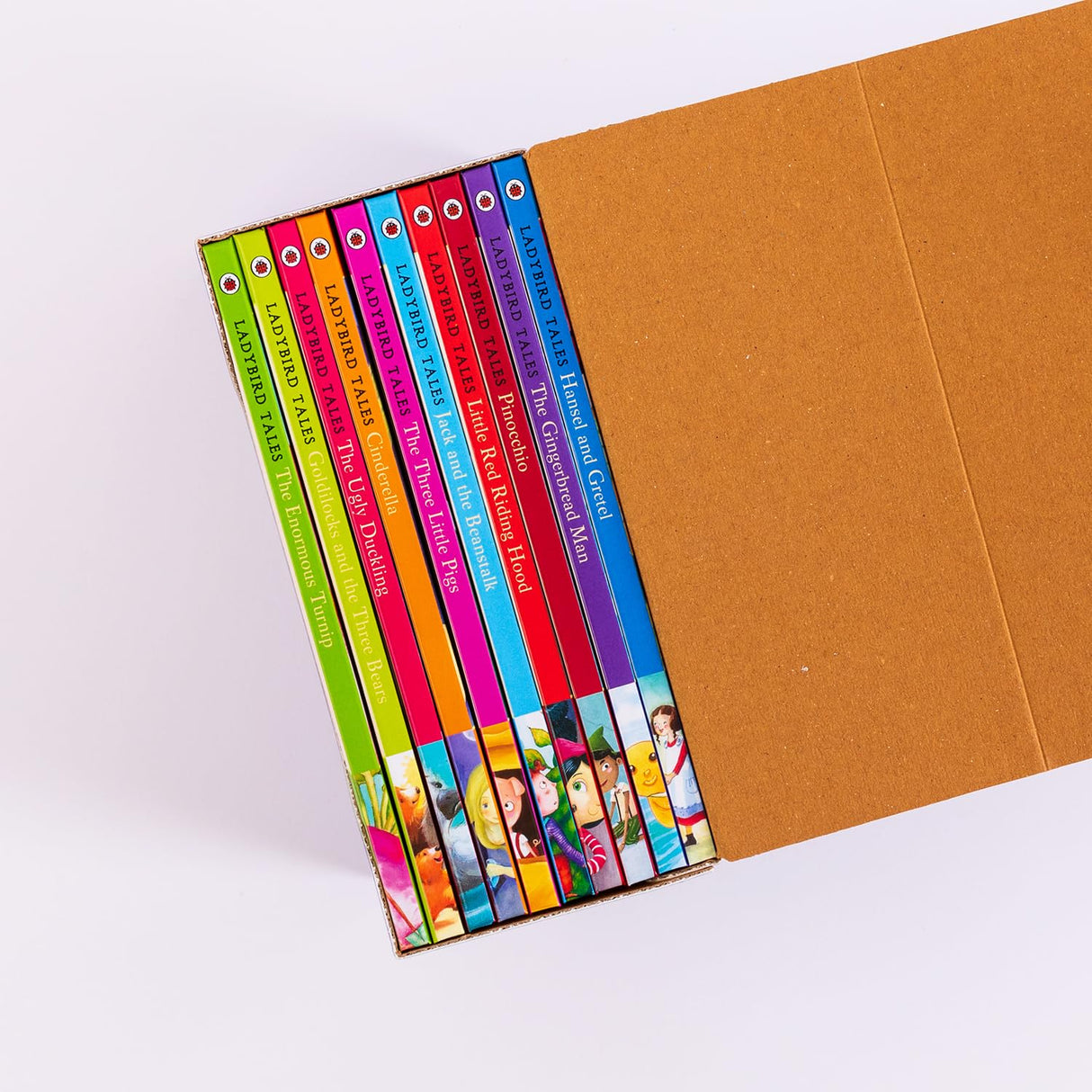 Ladybird Tales: The Classics Collection Tuck Box - A Set of 10 Classic Fairy Tales for Children (Cinderella, Pinocchio, Hansel and Gretel, Little Red Riding Hood & More) - Retail Maharaj