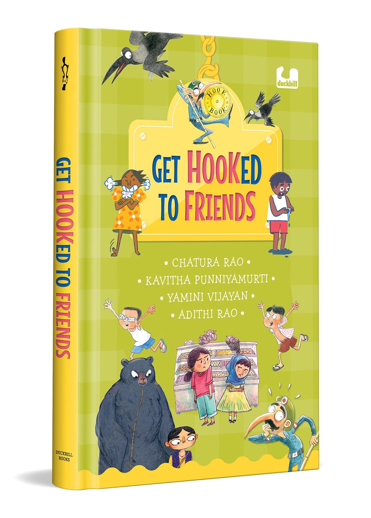 Get Hooked to Friends (Hook Books): A 4 in 1 Gorgeously Illustrated Book on Friendship | Giftable Hardback Edition | Ages 5+ - Retail Maharaj