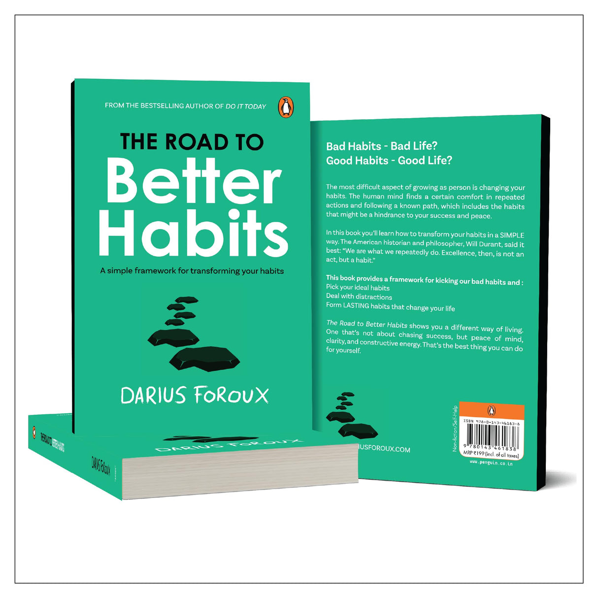 The Road To Better Habits: A Simple Framework for Transforming your Habits | A Simple Guide to Habit Change, Focus, and a More Peaceful Life by the Bestselling Author of Do It Today - Retail Maharaj