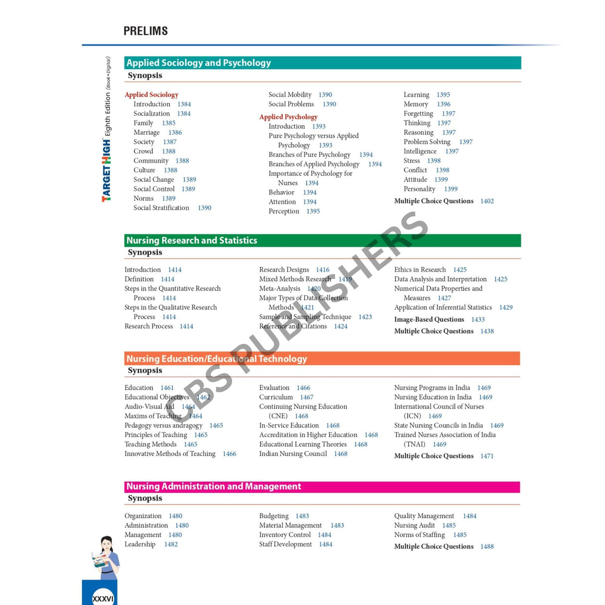 TARGET HIGH ONE NATION ONE BOOK ON NURSING OFFICER STAFF NURSE RECRUITMENT EXAMS 8ED PHYGITAL EDITION (BOOK+DIGITAL) (PB 2026)