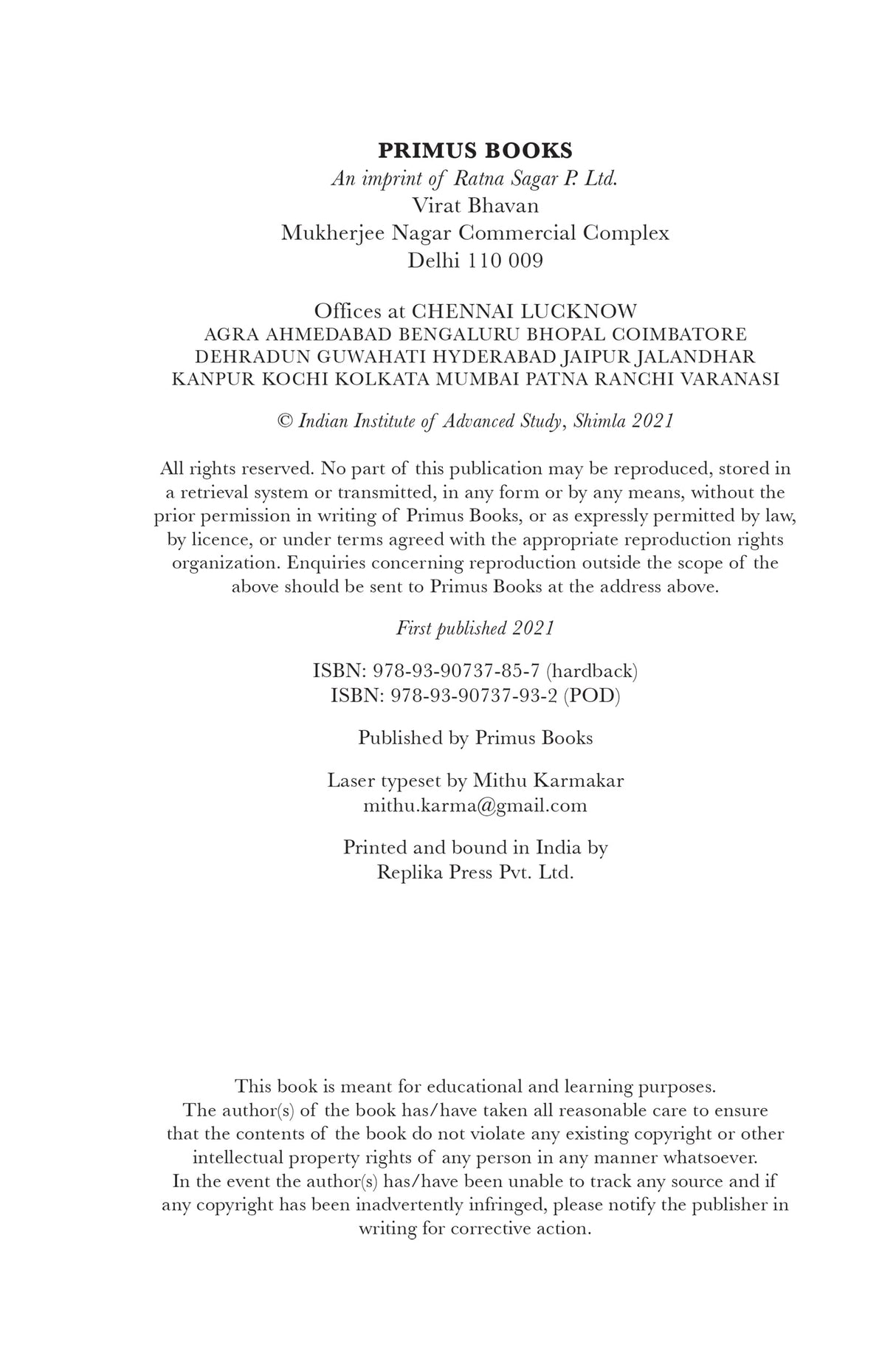 Religion, Community and Nation: Hindu Consciousness and Nationalism in Colonial Punjab - Retail Maharaj