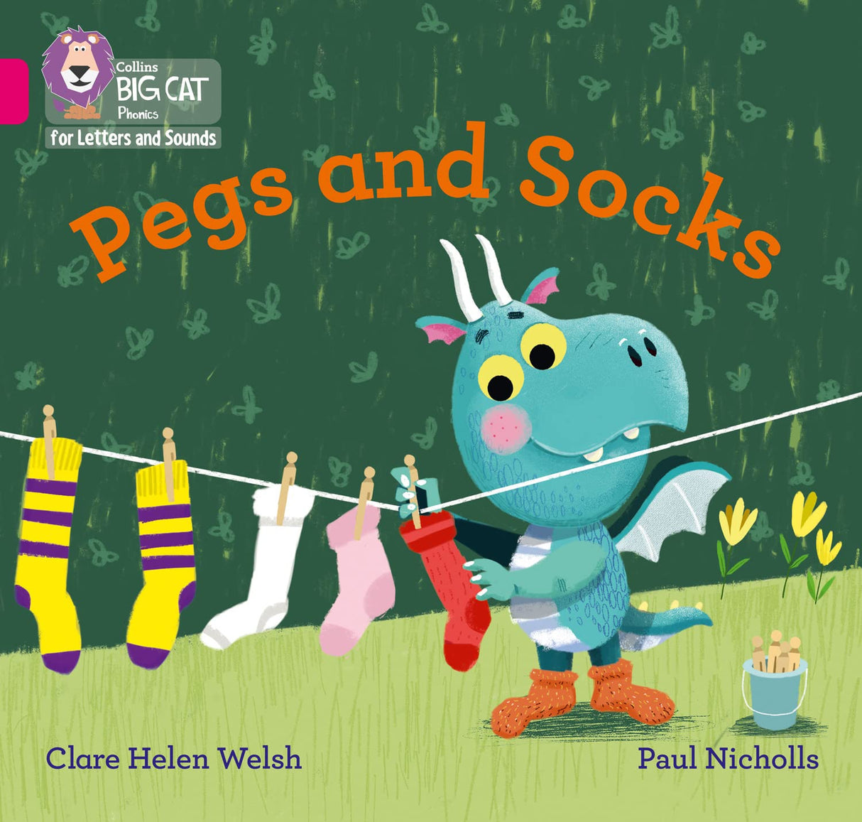 Pegs and Socks: Band 01B/Pink B (Collins Big Cat Phonics for Letters and Sounds) - Retail Maharaj