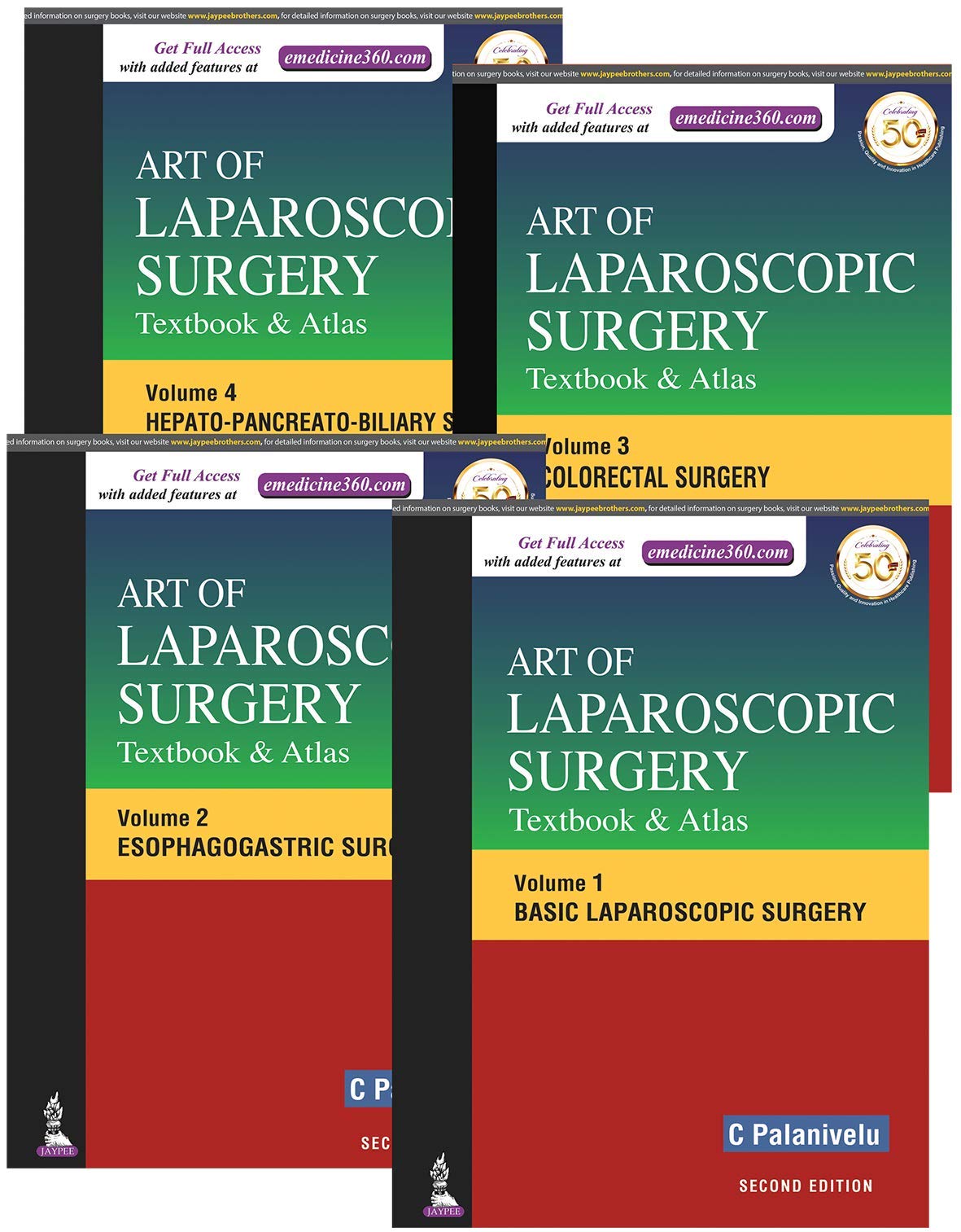 Art of Laparoscopic Surgery: Textbook & Atlas (4 Vols.)