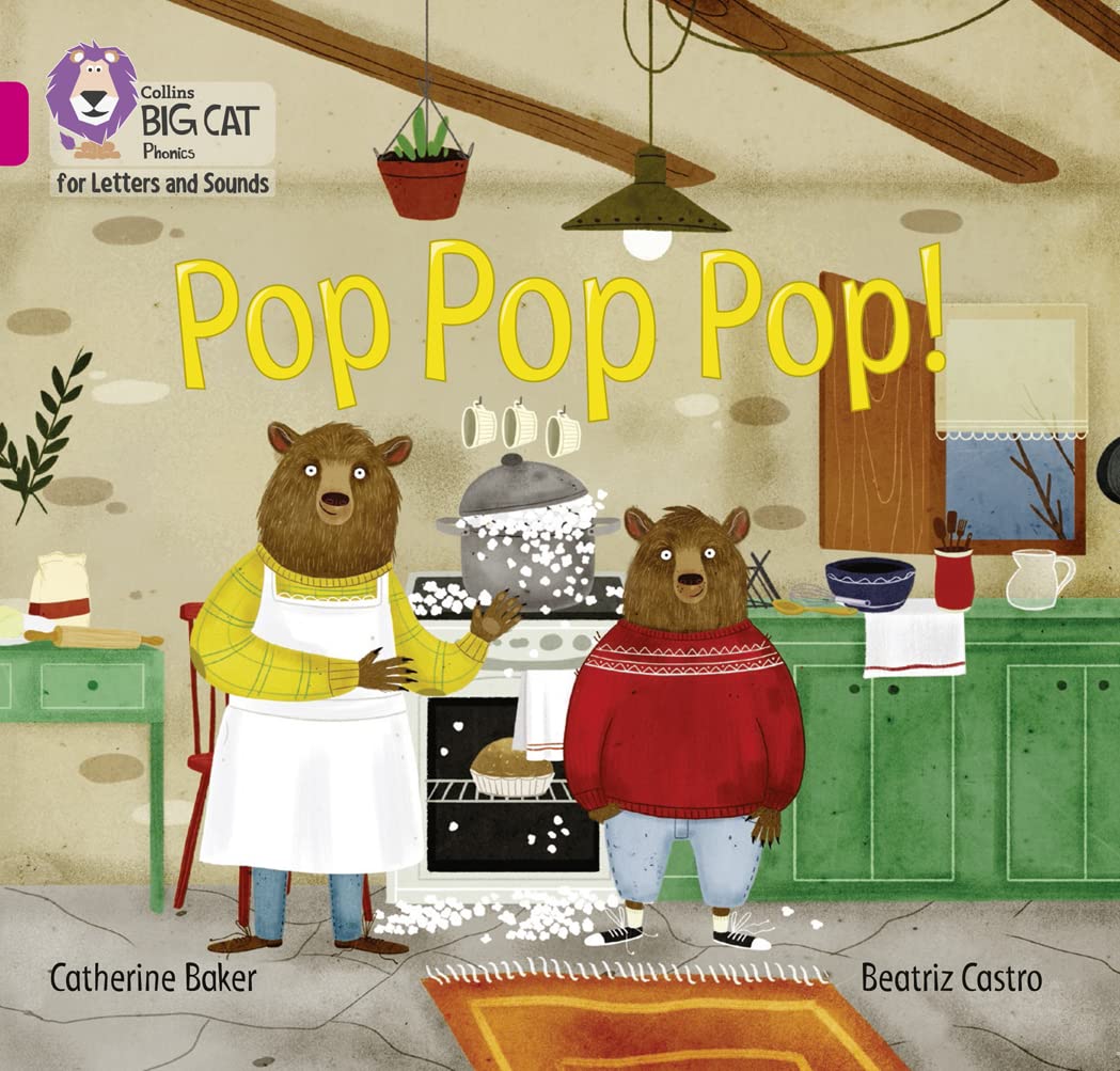 Pop Pop Pop!: Band 01B/Pink B (Collins Big Cat Phonics for Letters and Sounds) - Retail Maharaj